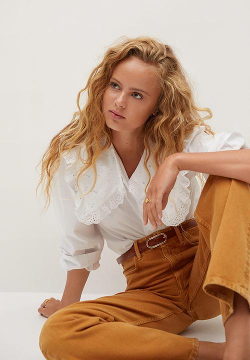 MANGO - Blouse baby - white