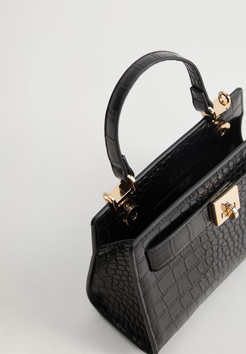 MANGO - Bag mch odon - black