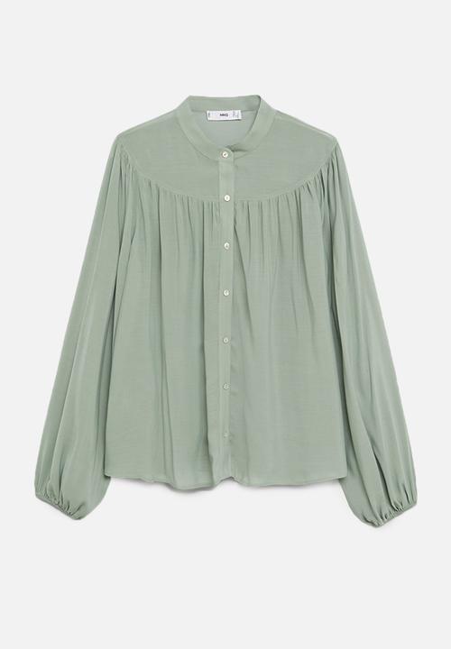 MANGO - Blouse mint - pastel green