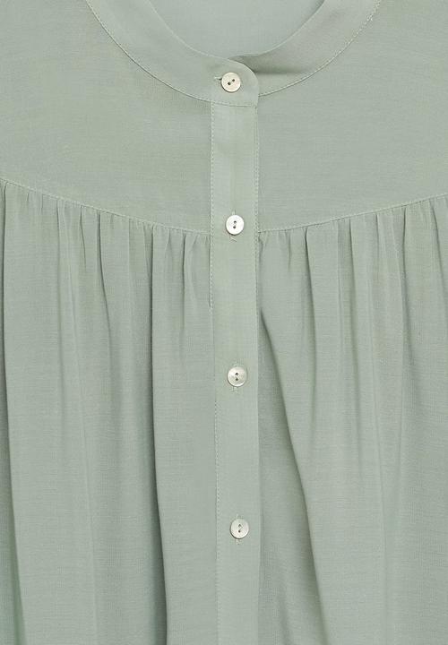 MANGO - Blouse mint - pastel green