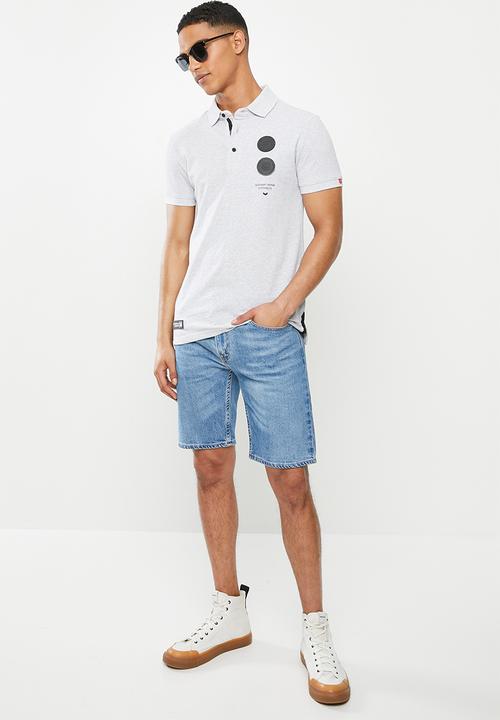 S.P.C.C - Saxon fashion golfer polo - ice melange