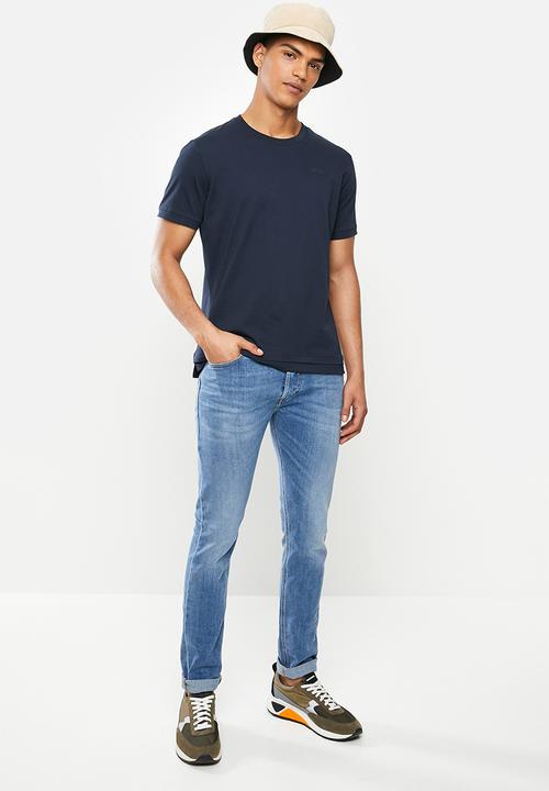 Diesel  - D-luster slim fit jeans - blue