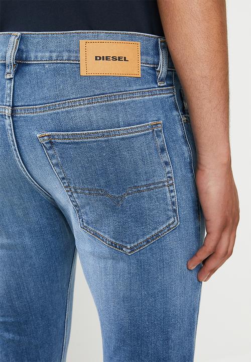 Diesel  - D-luster slim fit jeans - blue