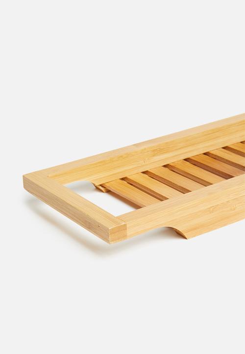 Bathroom Solutions - Bamboo bath rack - brown