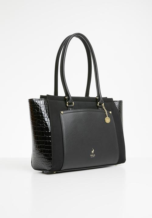 POLO - Winsor tote bag - black