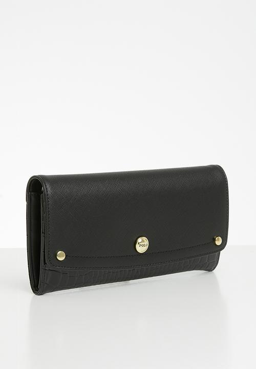 POLO - Winsor clutch purse - black