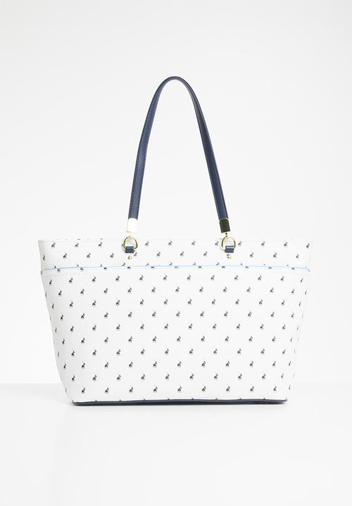 POLO - Rhapsody tote bag - white & blue
