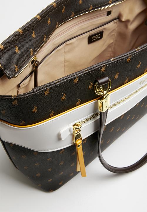 POLO - Rhapsody tote bag - brown & white