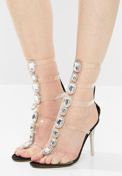 Public Desire - Spice heel - clear black