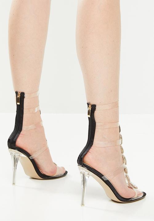 Public Desire - Spice heel - clear black
