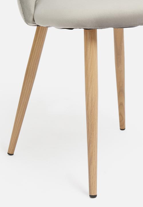 Sixth Floor - Slate dining chair - light grey