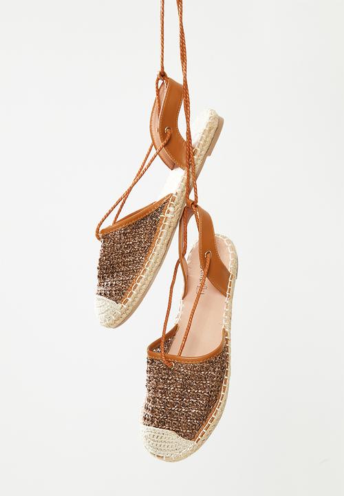Butterfly Feet - Roxanne espadrille - brown