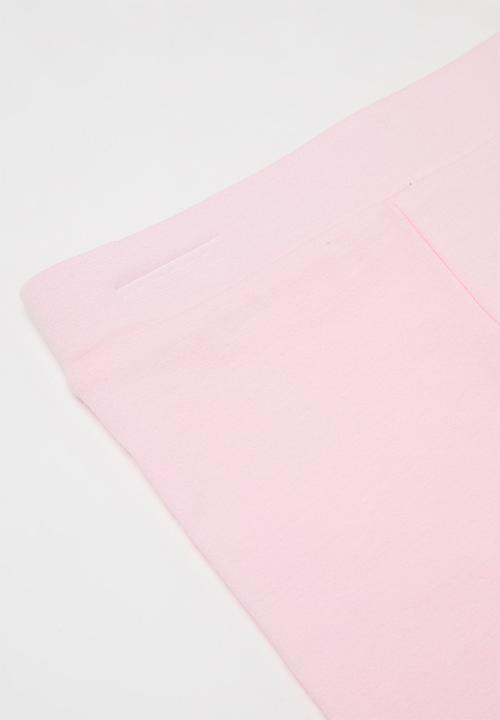 Converse - Converse graph capri leg set top - grey & pink 