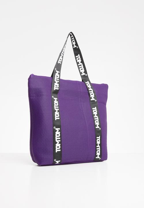 Tom Tom - Tomtom striped shopper - purple