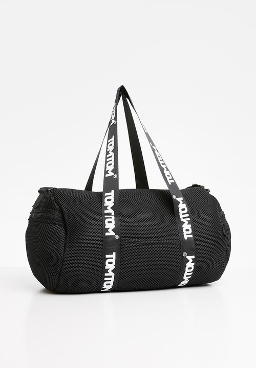 Tom Tom - Tomtom striped duffle bag - black