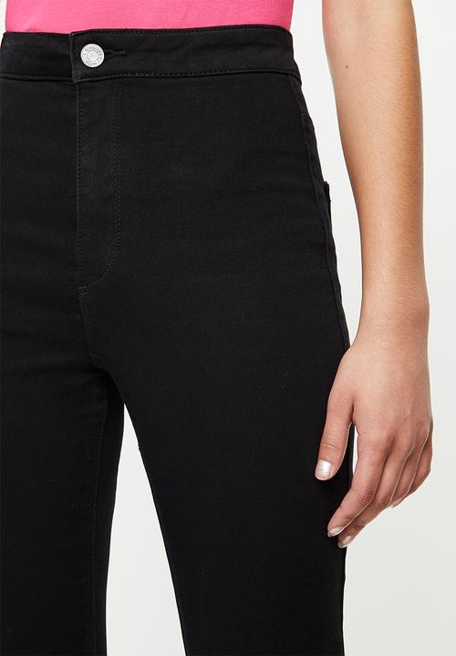 Missguided - Petite vice high waisted super stretch skinny jean - black