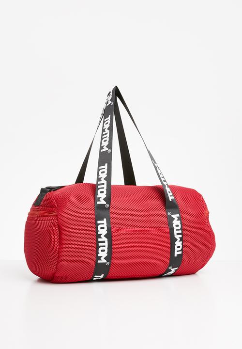Tom Tom - Tomtom striped duffle bag - red