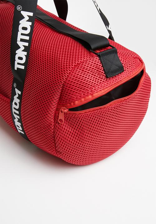 Tom Tom - Tomtom striped duffle bag - red