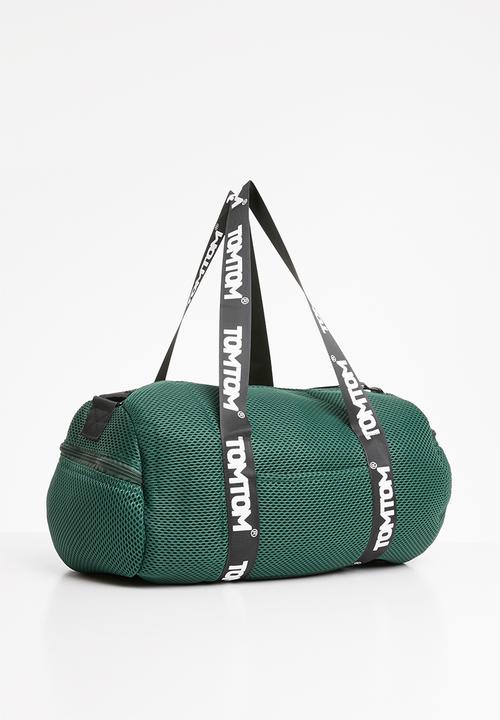 Tom Tom - Tomtom striped duffle bag - green