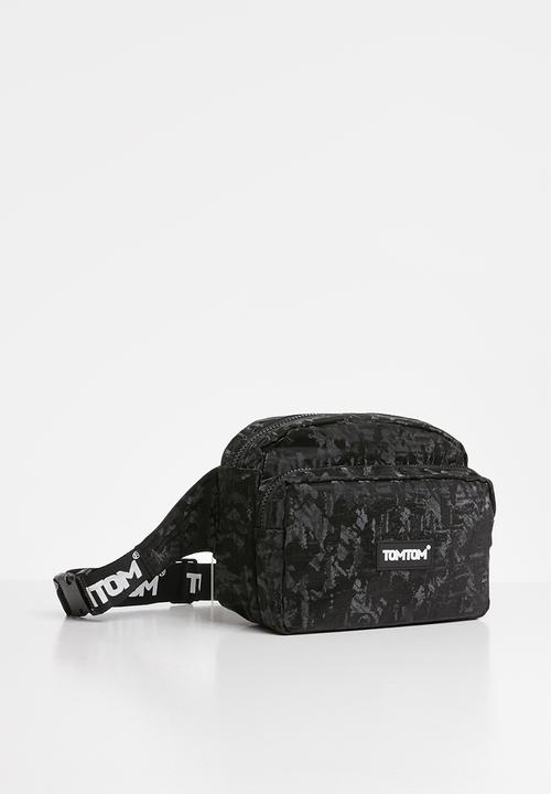 Tom Tom - Printed waistbag - black