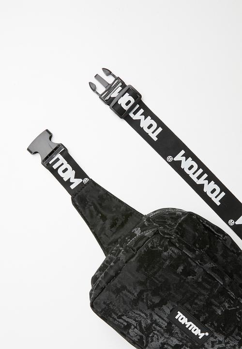 Tom Tom - Printed waistbag - black