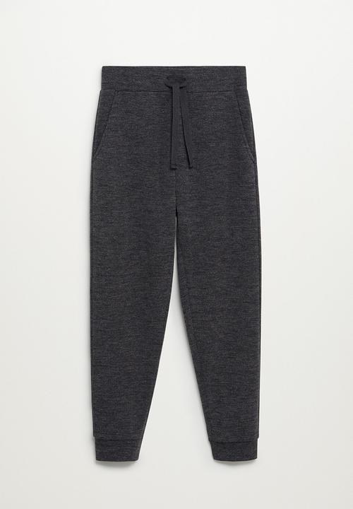 MANGO - Trousers maxime - dark grey