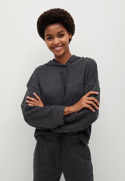 MANGO - Trousers maxime - dark grey