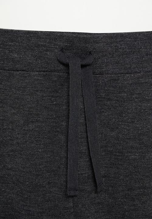 MANGO - Trousers maxime - dark grey