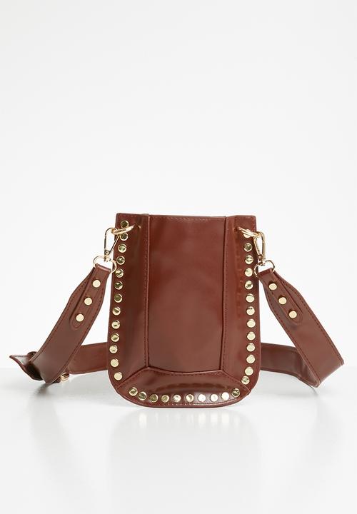 Superbalist - Studded crossbody - brown