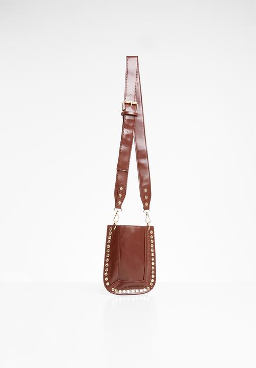 Superbalist - Studded crossbody - brown
