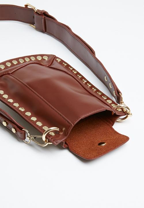 Superbalist - Studded crossbody - brown