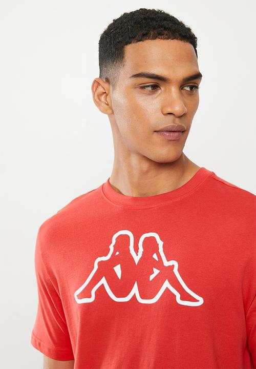 KAPPA - Logo cromen tee - red