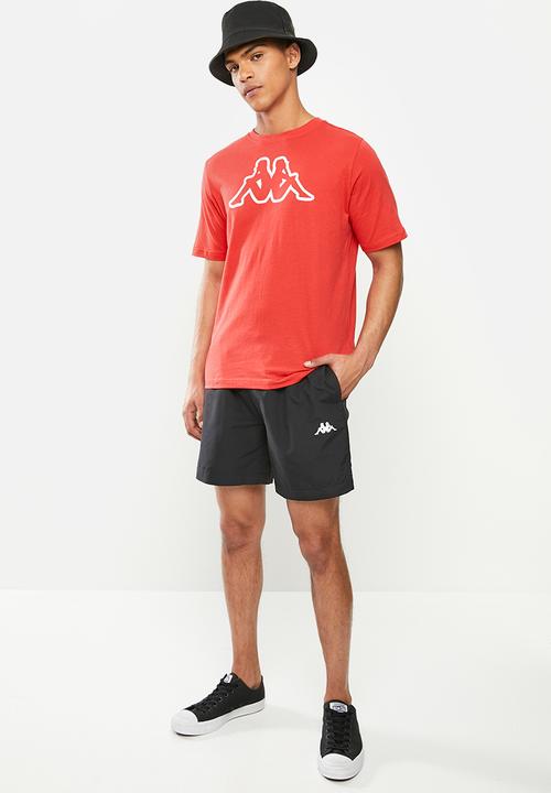 KAPPA - Logo cromen tee - red