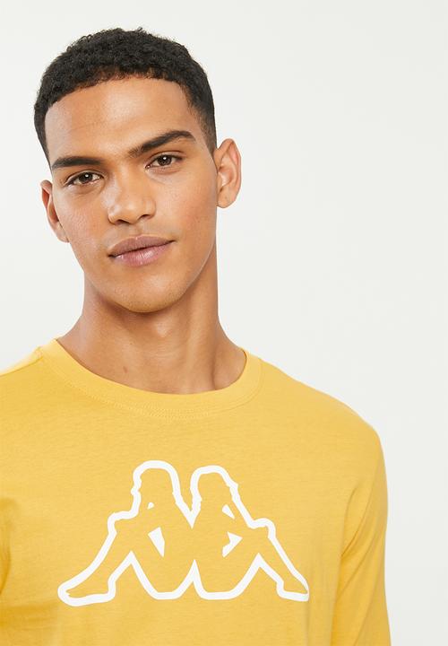 KAPPA - Logo cromen tee - yellow 