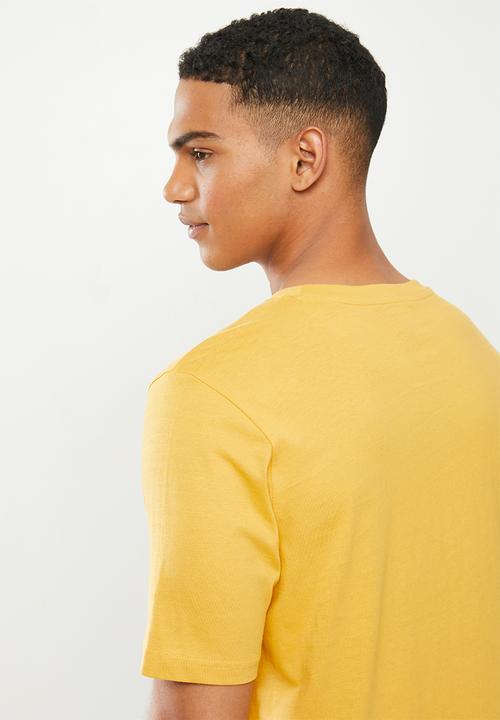 KAPPA - Logo cromen tee - yellow 