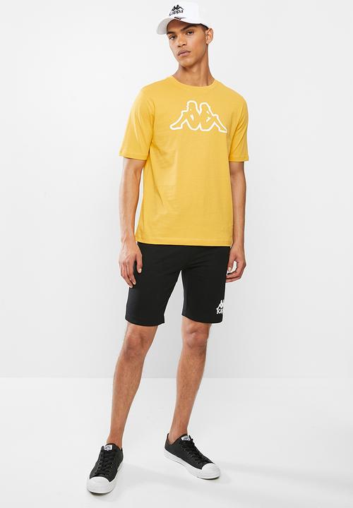 KAPPA - Logo cromen tee - yellow 