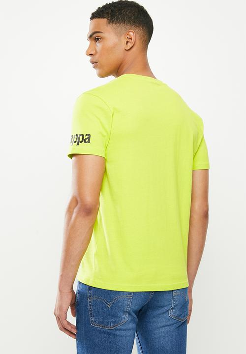 KAPPA - Authentic riter tee - lime 