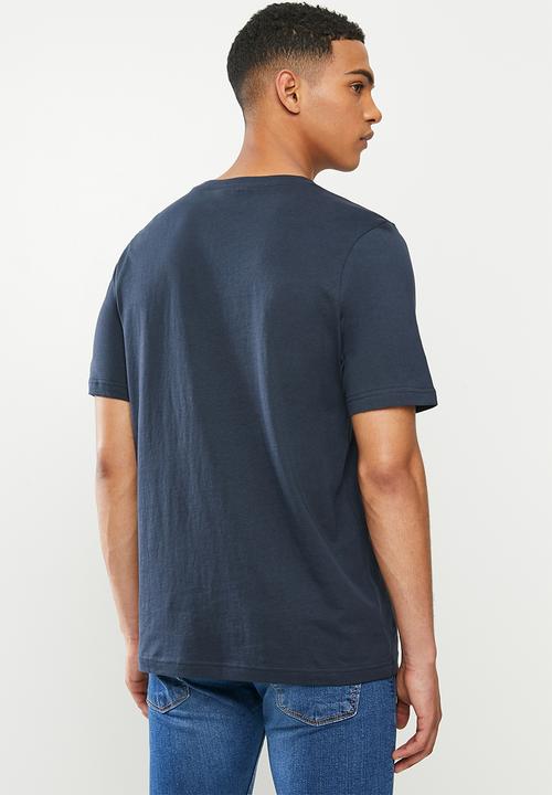 KAPPA - Logo zobi tee - navy & red