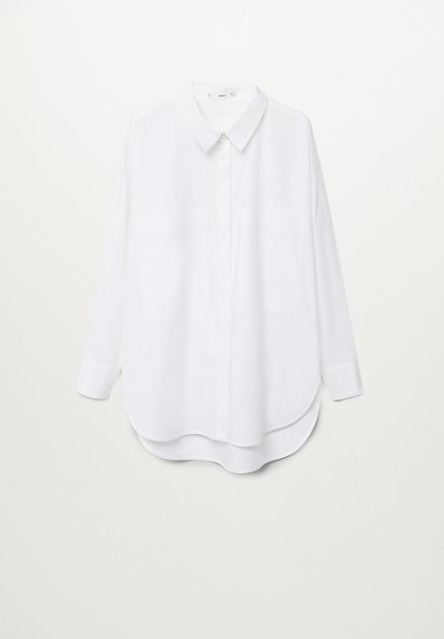 MANGO - Shirt willy - white