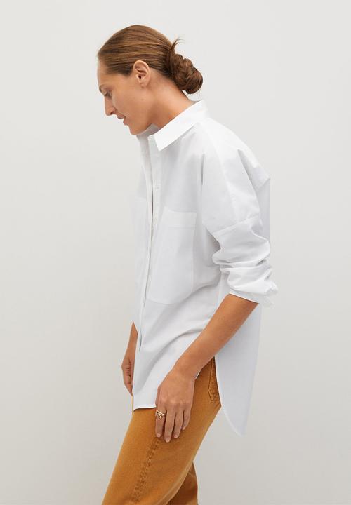MANGO - Shirt willy - white