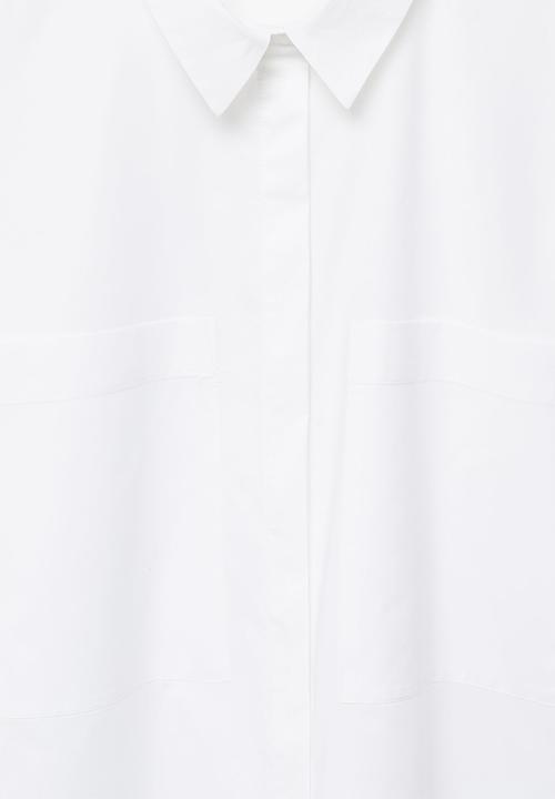 MANGO - Shirt willy - white