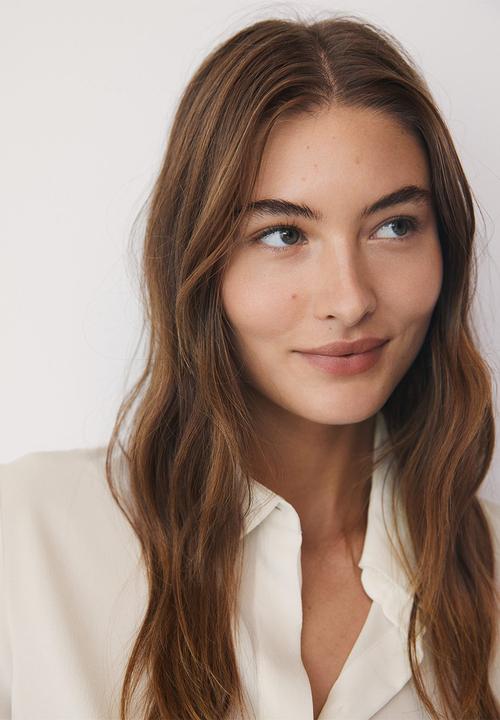 MANGO - Shirt basic - natural