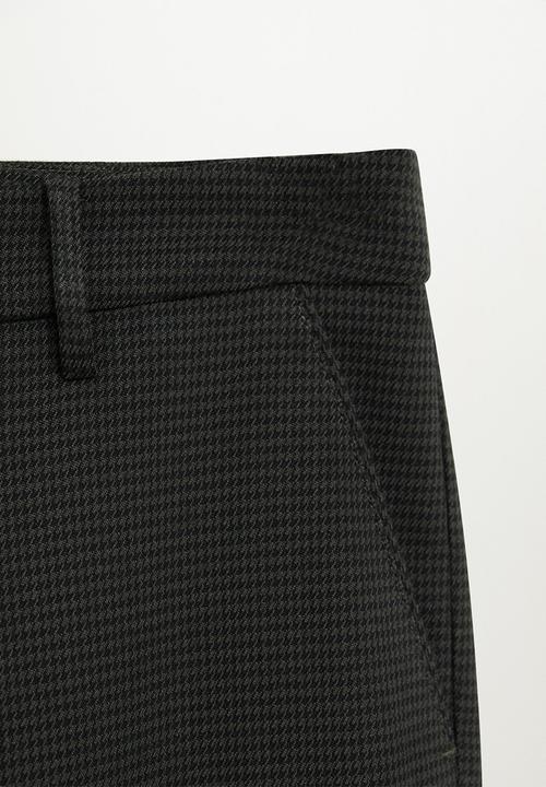 MANGO - Trousers warm - khaki