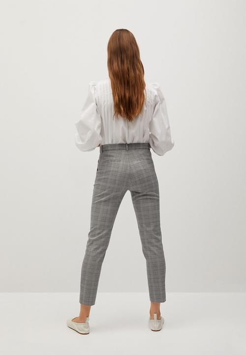MANGO - Trousers warm - light beige