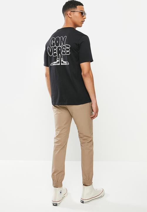 Converse - Converse cartoon chuck tee - black