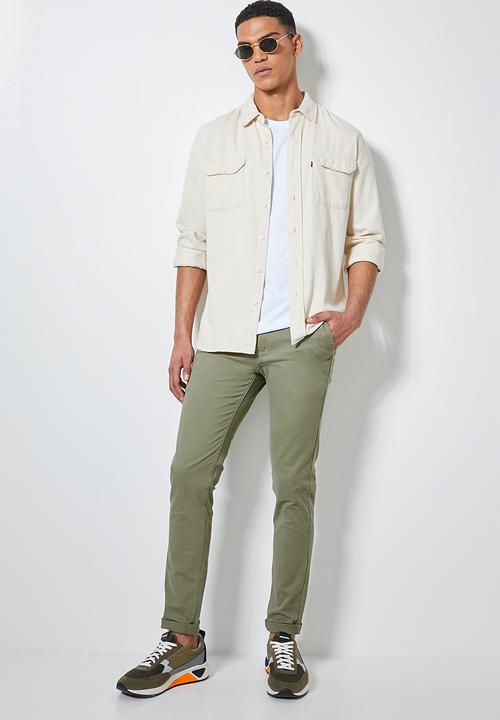 Superbalist - Marshall skinny chino - light khaki green