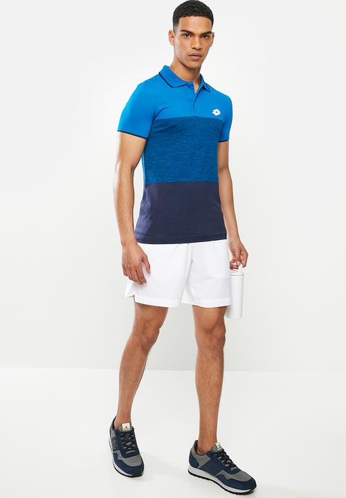 lotto - Tennis tech polo - gem blue & navy