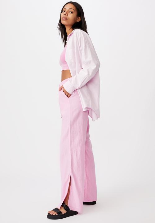 Cotton On - Getaway pull on pants - neon pink