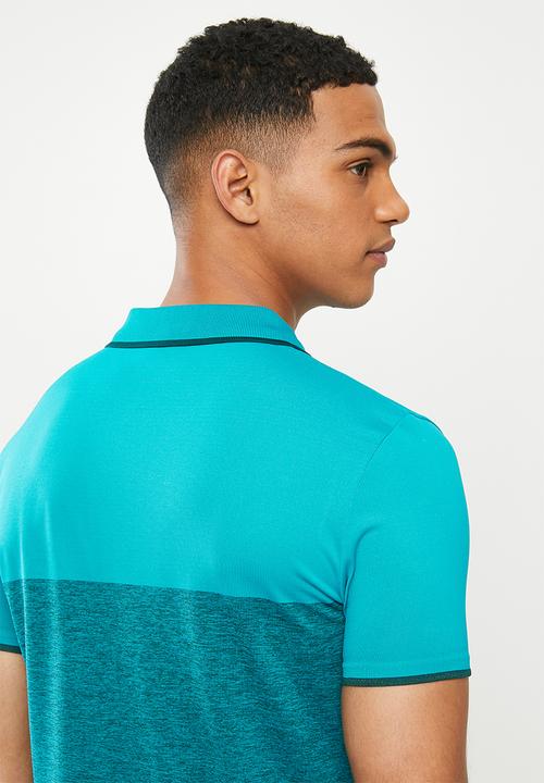 lotto - Tennis tech polo - blue & green