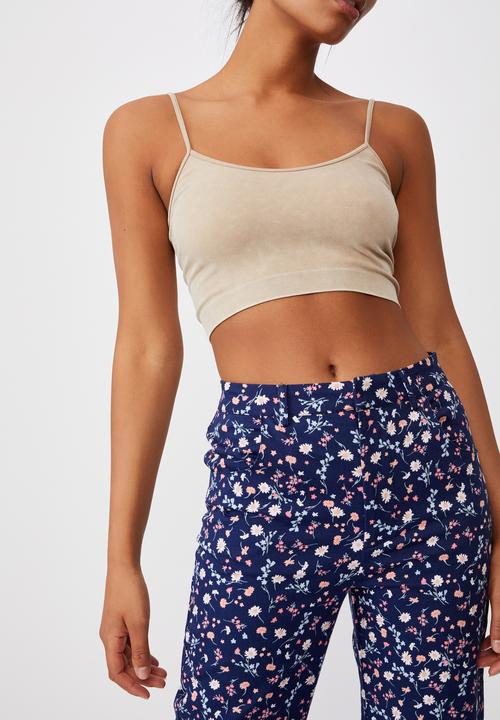 Cotton On - Happy pants - jordie floral medieval blue